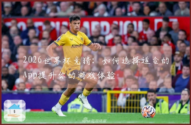 2026世界杯竞猜：如何选择适合的App提升你的游戏体验